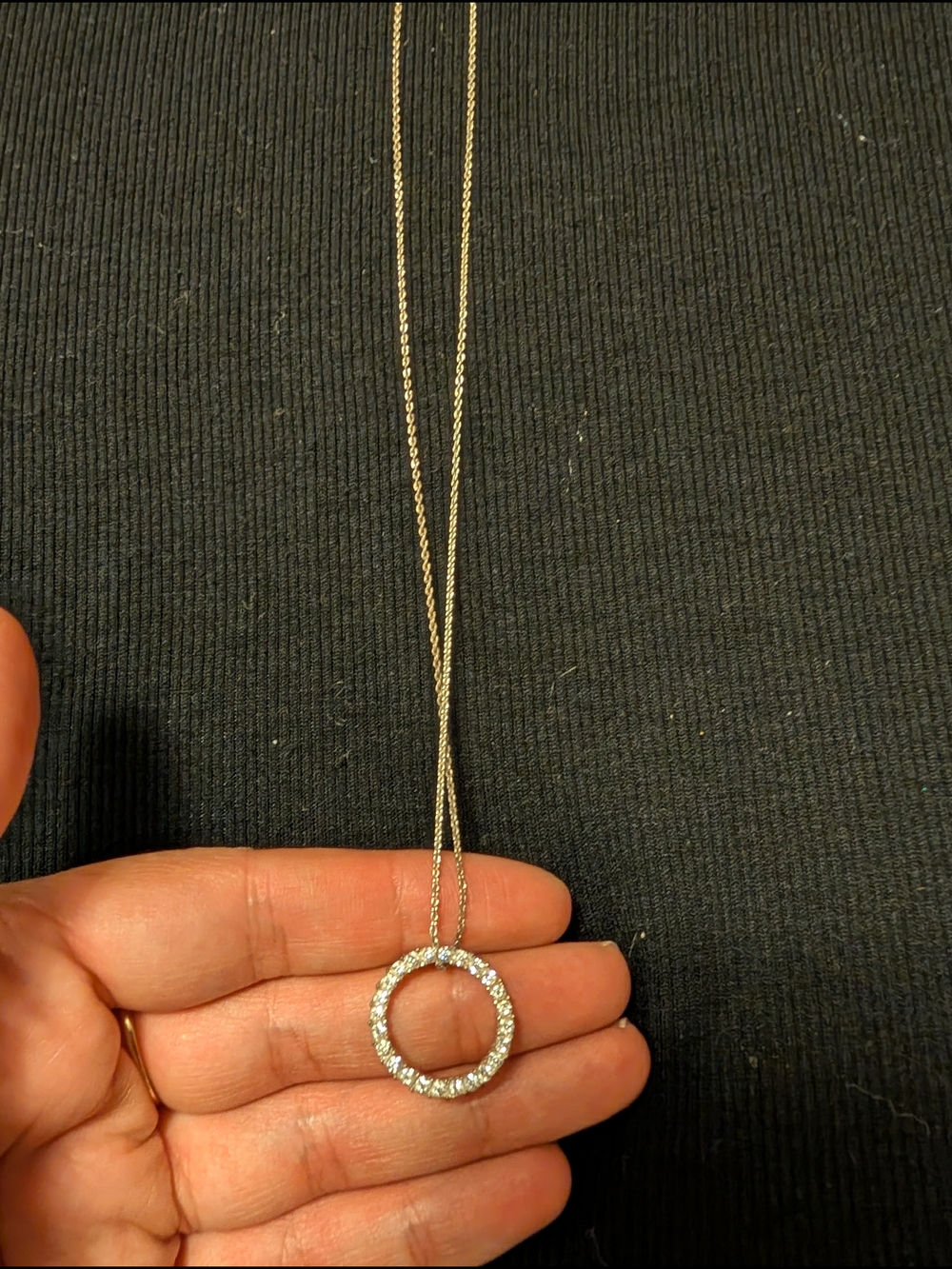 Circle Pendant Necklace